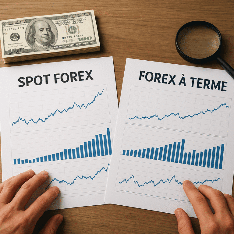 Les différences entre Forex spot et Forex à terme